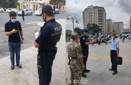 Bakıda gücləndirilmiş nəzarət tədbirləri davam etdirilir - FOTO