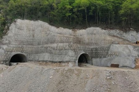 Əhmədbəyli-Füzuli-Şuşa yolundakı tunellərin tikintisindən yeni görüntülər – FOTO