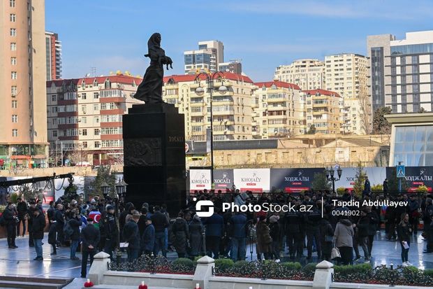 Xocalı soyqırımı qurbanlarının xatirəsi yad edilir - FOTO/VİDEO