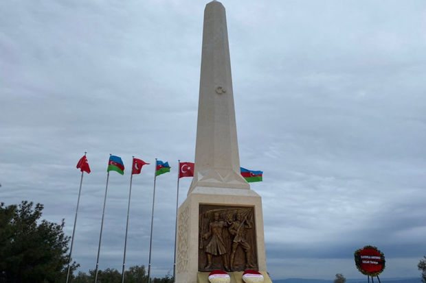 Çanaqqalada Azərbaycan şəhidləri abidəsi ucaldılıb - FOTO