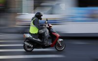 Azərbaycanda cərimələnən motosiklet və moped sürücülərinin sayı açıqlanıb