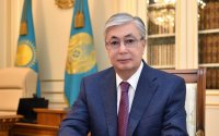 Qazaxıstan Prezidenti Kasım-Jomart Tokayev Azərbaycana səfərə gəlib