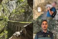 İspaniyada dərəyə böyük daş atan turisti 200 min avro cərimə gözləyir